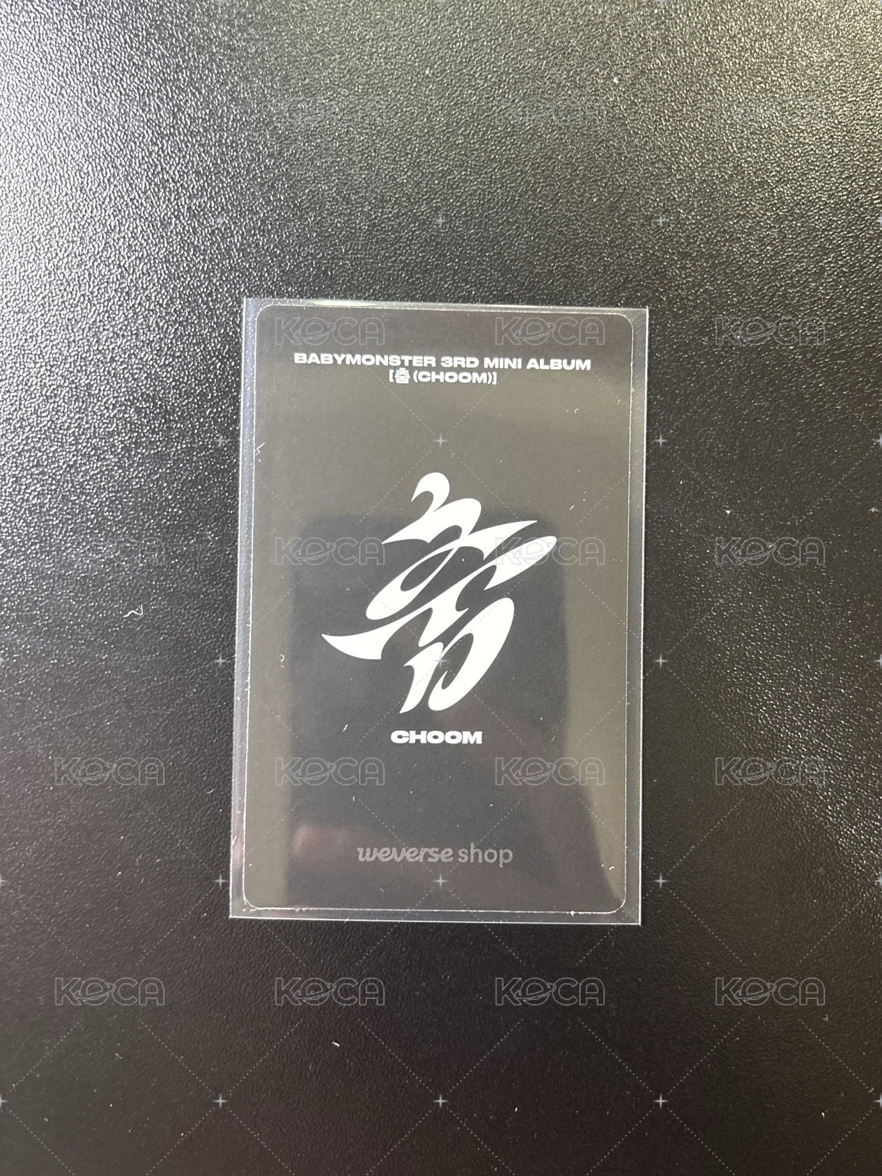 춤 (CHOOM) wvs 團封預售C Ver. 特典卡 