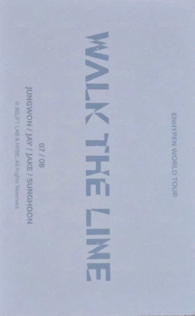 WTL世巡 隨機卡 禎元&JAY&JAKE&成訓 07/08 背面