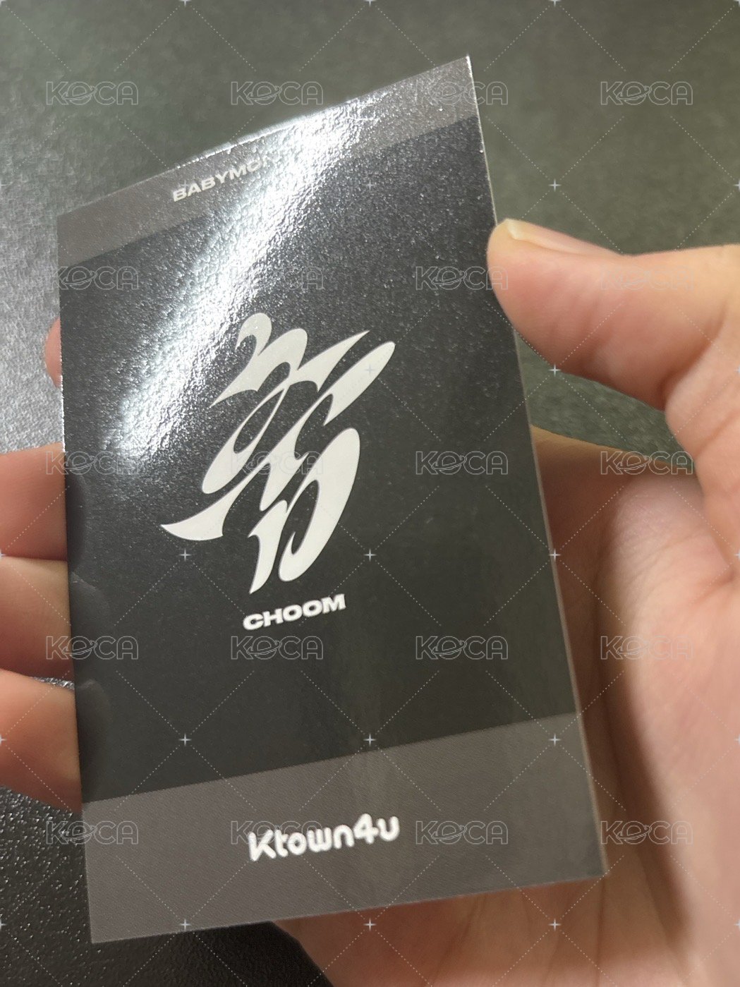 춤 (CHOOM) k4 專輯滿額 幸運卡 拍立得（卡背刮痕）