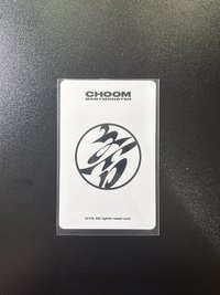 춤 (CHOOM) PVC拉鏈收納袋 周邊卡 （卡面痕跡）