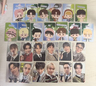 SEVENTEEN 25克拉粽 9期會員禮小卡 全套