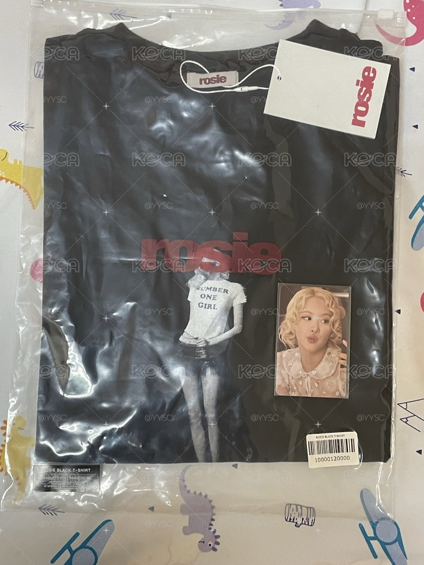 rosie 周邊卡 T恤+卡