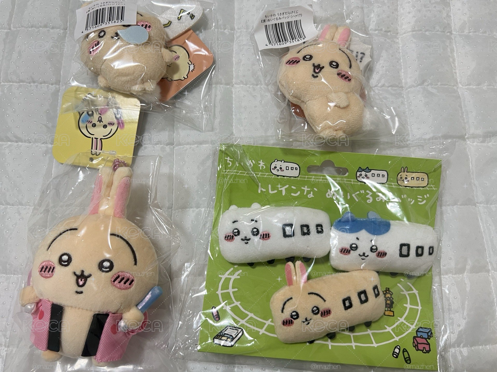 Chiikawa 兔子 火車