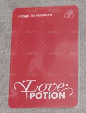 Love Potion 專輯卡  背面