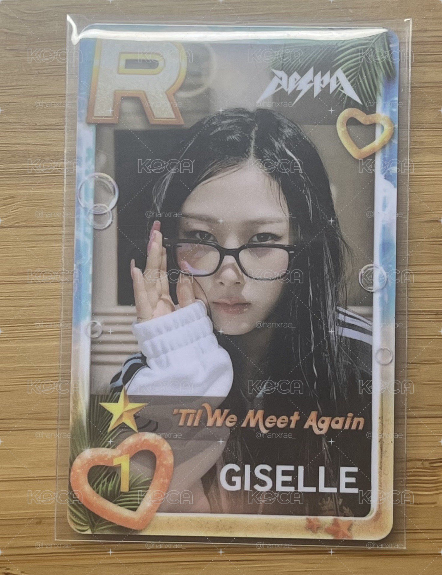 50元起標 aespa Spicy遊戲卡 吉 Giselle