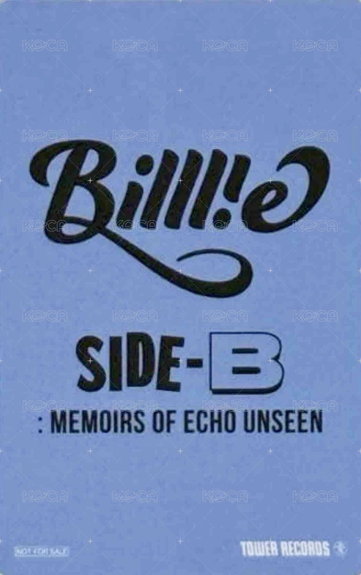 side-B 塔店 特典卡  背面