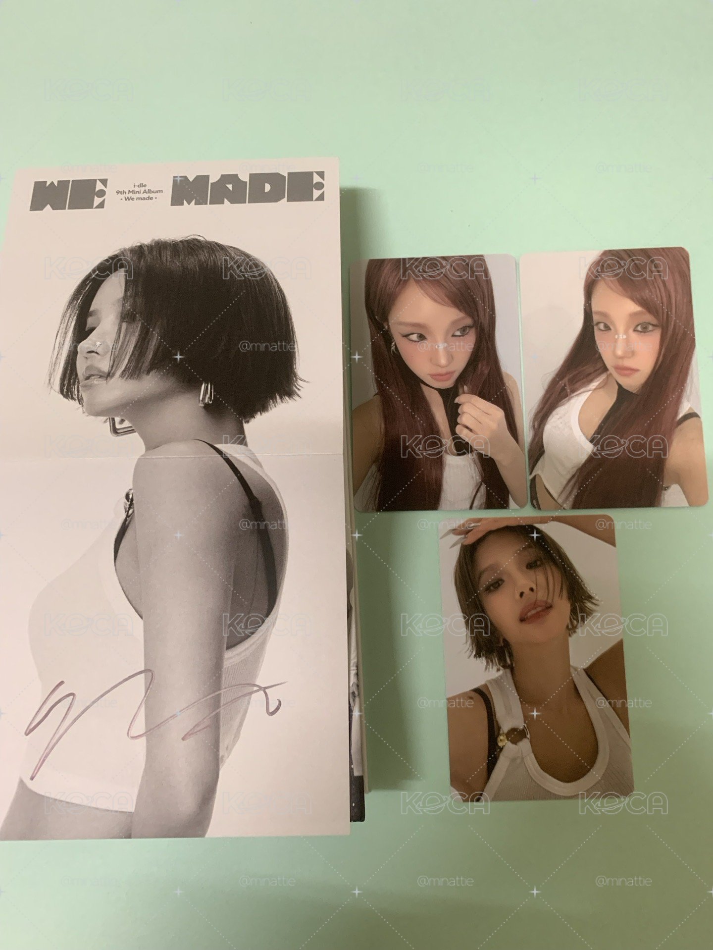 i-dle 美網親簽 小娟全專 下單送小禮物🎁