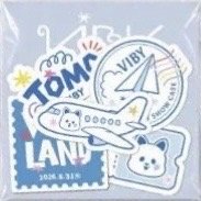 VIBY LAND 貼紙 亮片貼紙組（5張）