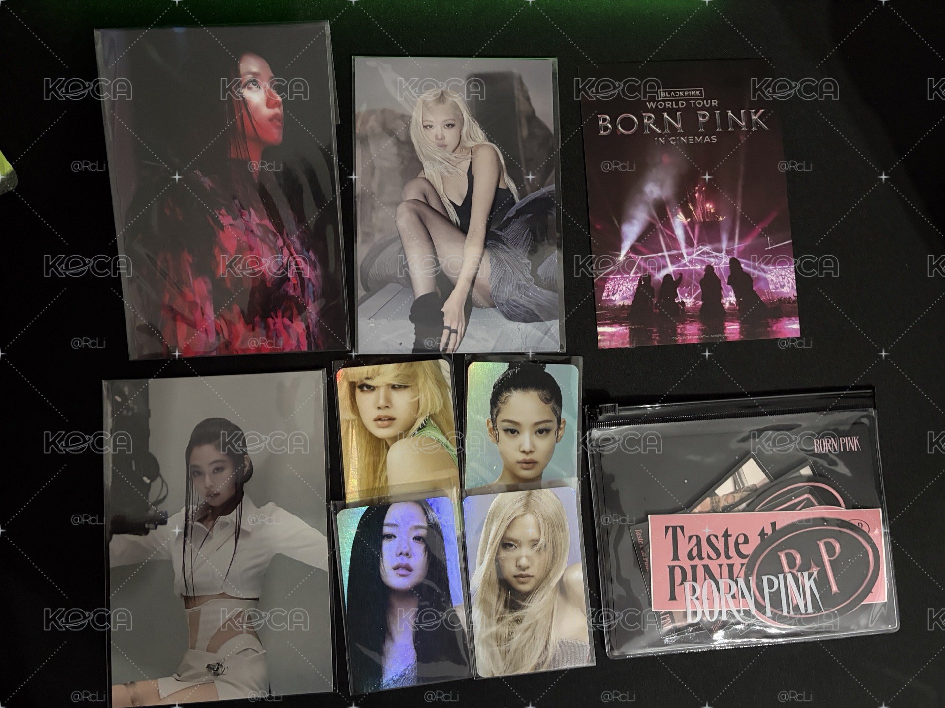 BLACKPINK 滿額明信片 電影明信片 貼紙