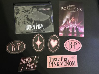 BLACKPINK 滿額明信片 電影明信片 貼紙