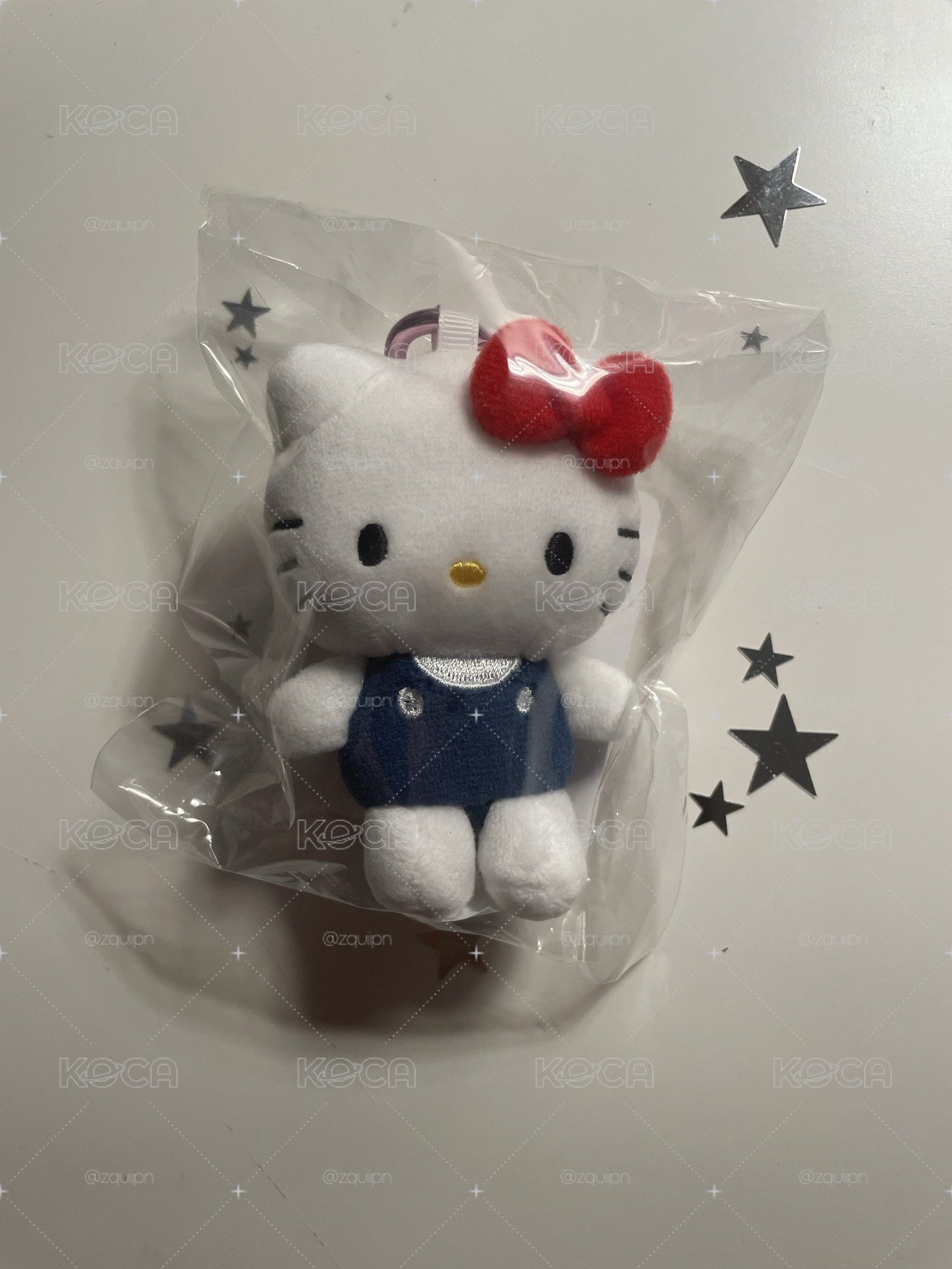 kitty愛心釦吊飾