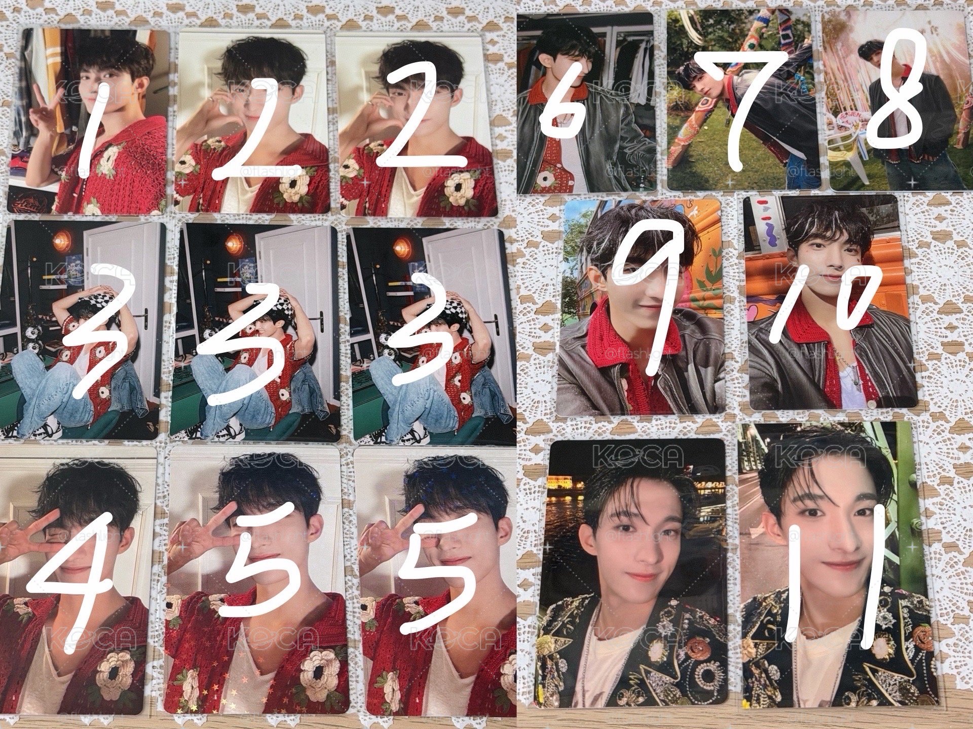 Seventeen DK 迷11小卡（不可當綁）