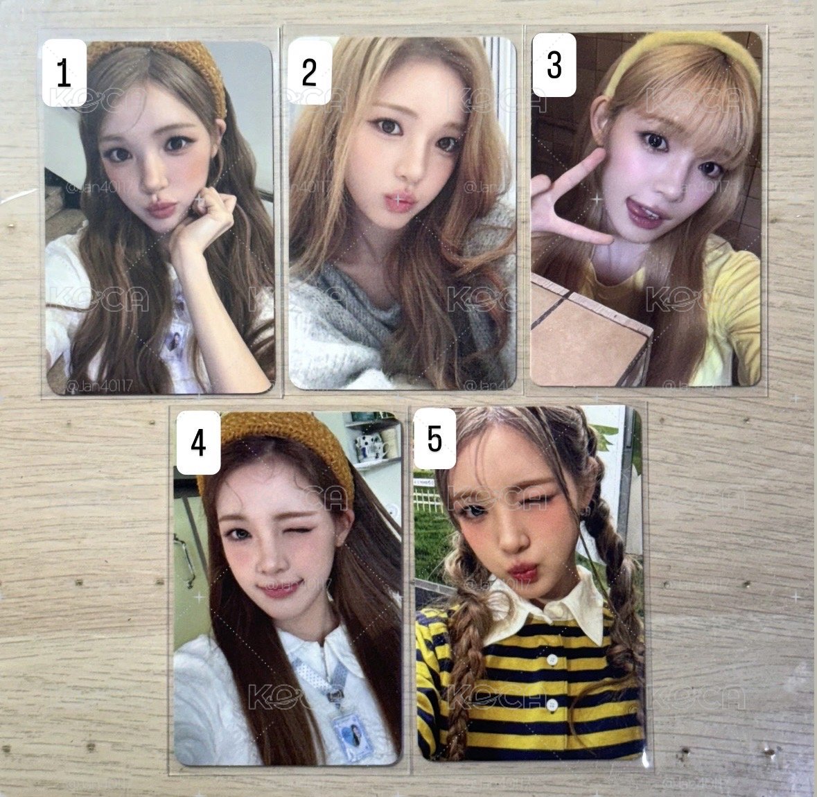 Hearts2Hearts Yuha 柳河覽 小卡