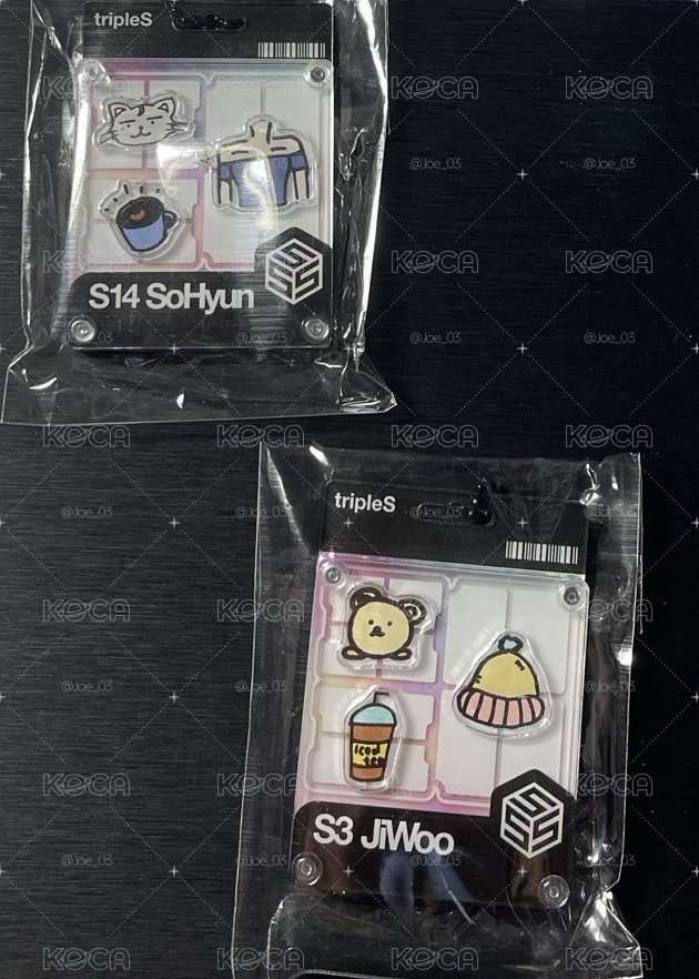 tripleS KM場周吊飾、姓名牌