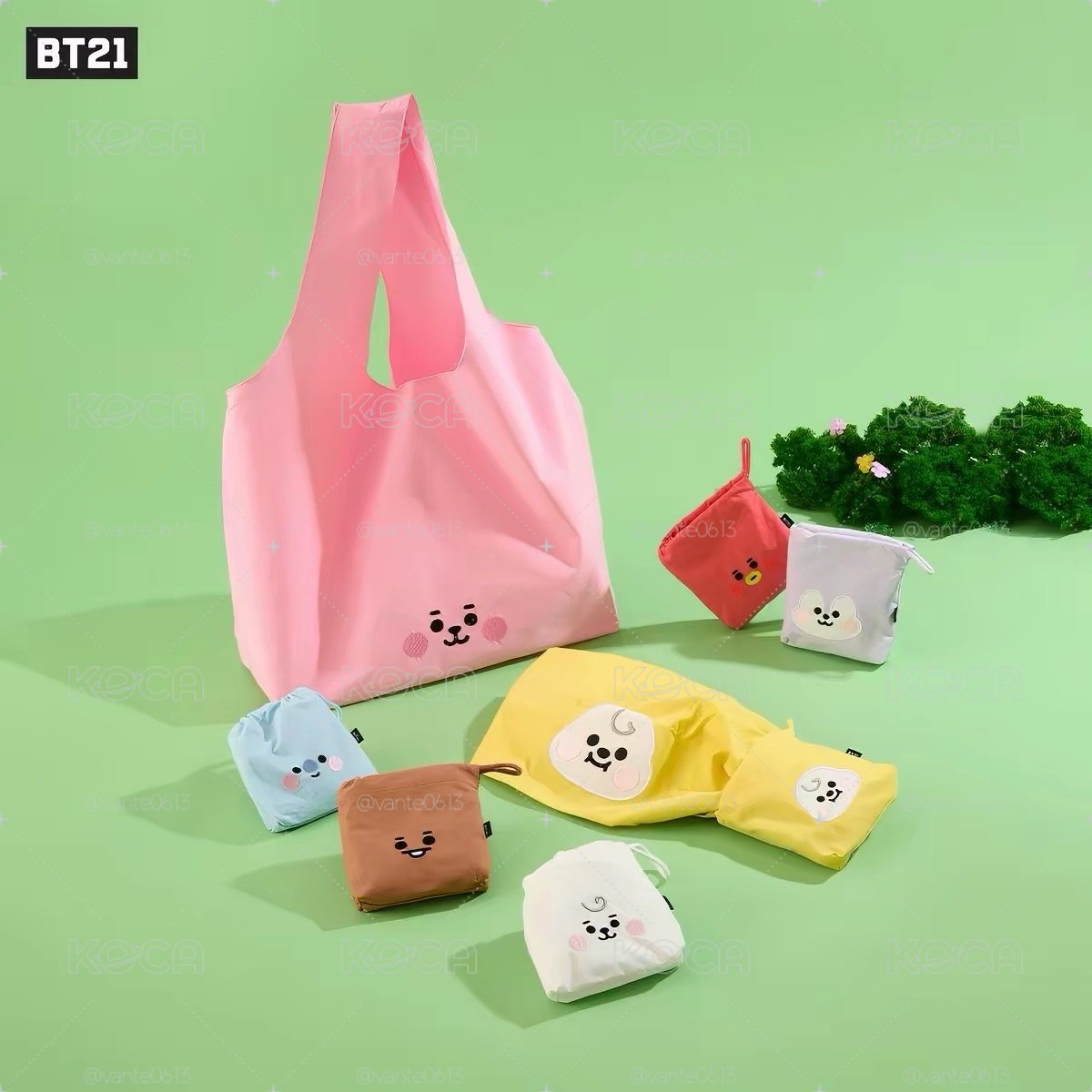 bt21野餐系列環保袋🧺