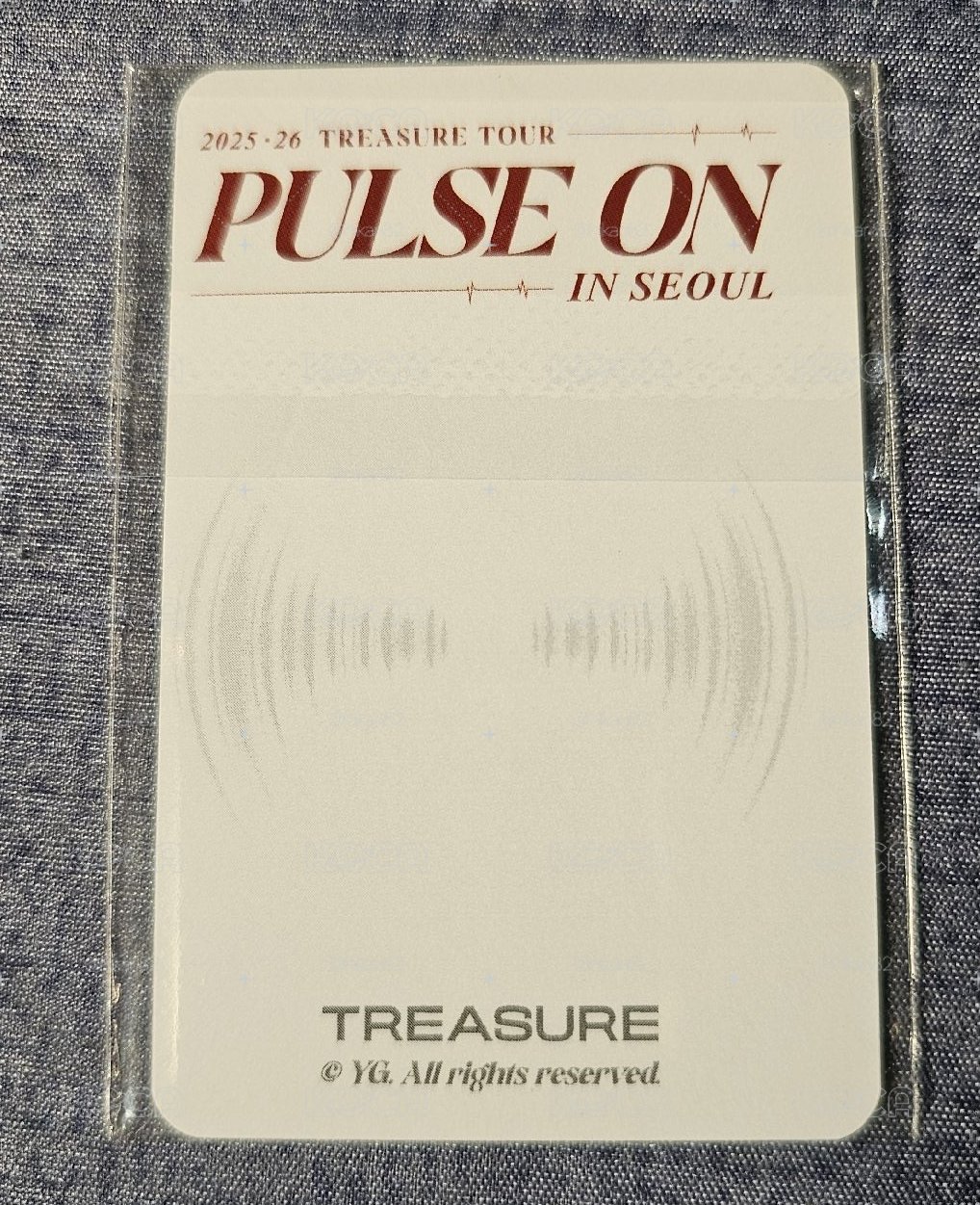 TREASURE TOUR [PULSE ON] IN SEOUL SO JUNGHWAN 🐮
