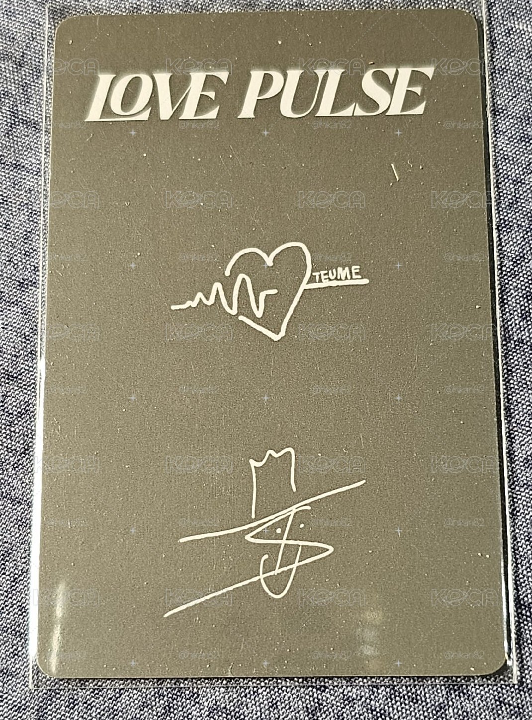 TREASURE LOVE PULSE SO JUNGHWAN 🐮