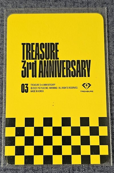TREASURE 3rd ANNIVERSARY MAGAZINE SO JUNGHWAN 🐮 