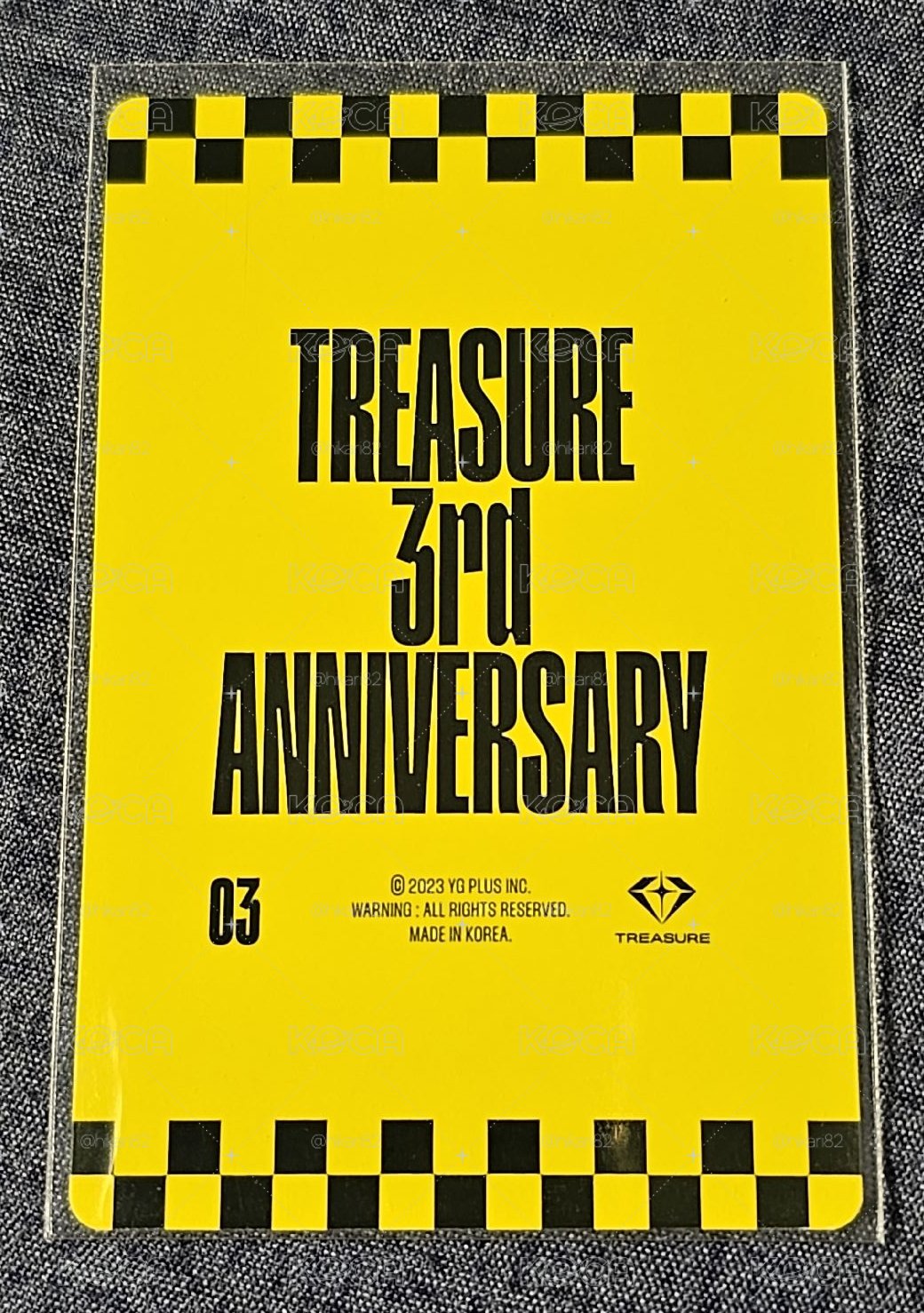 TREASURE 3rd ANNIVERSARY MAGAZINE SO JUNGHWAN 🐮 