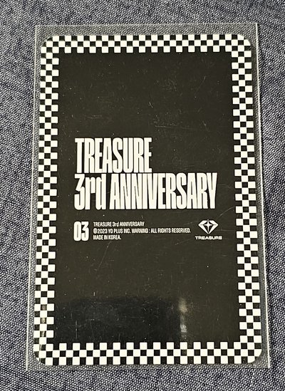 TREASURE 3rd ANNIVERSARY MAGAZINE SO JUNGHWAN 🐮 