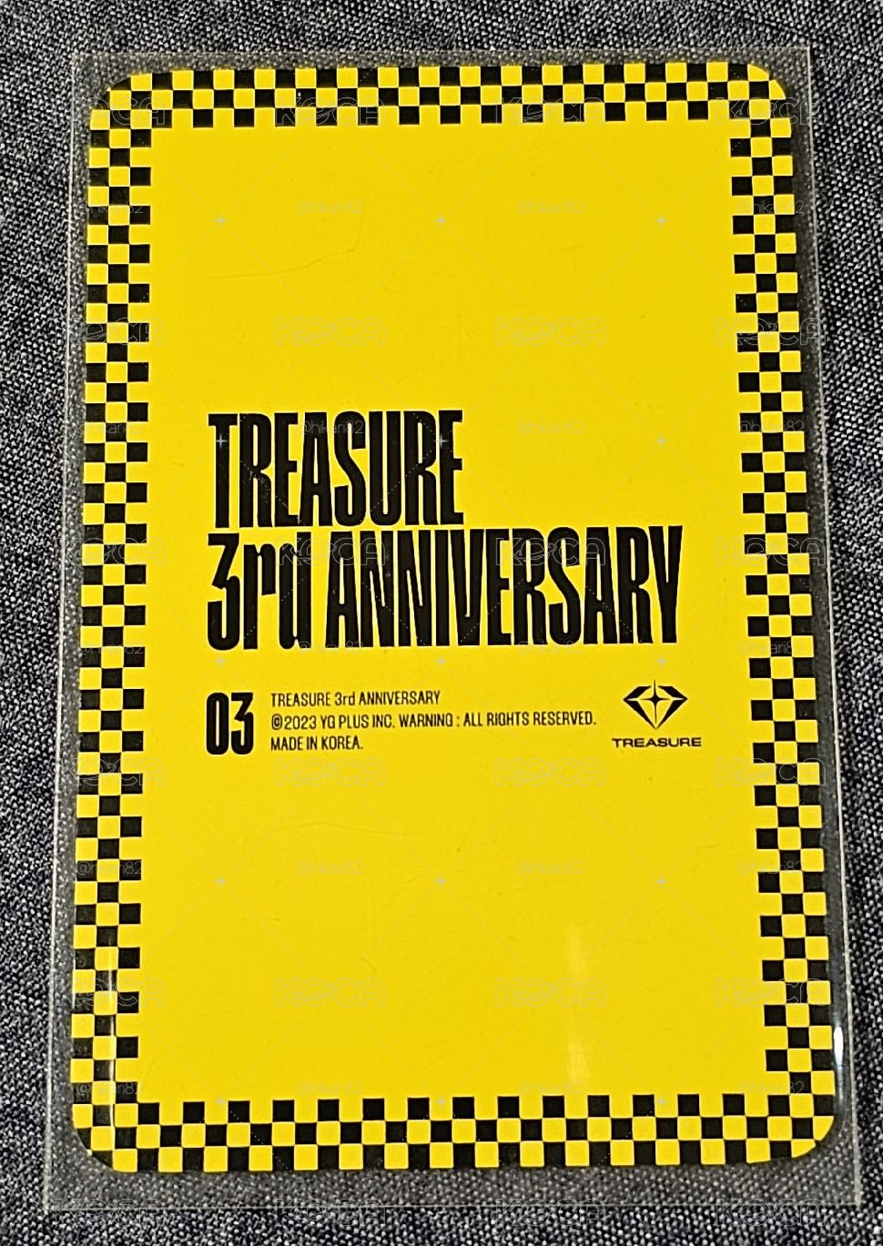 TREASURE 3rd ANNIVERSARY MAGAZINE SO JUNGHWAN 🐮 