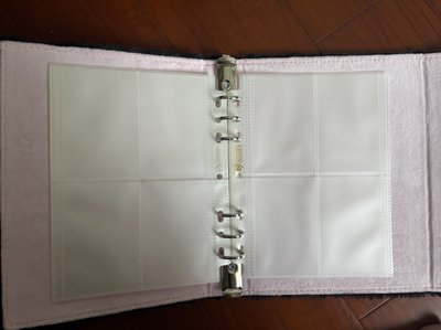 黑色毛絨卡冊 四宮格
