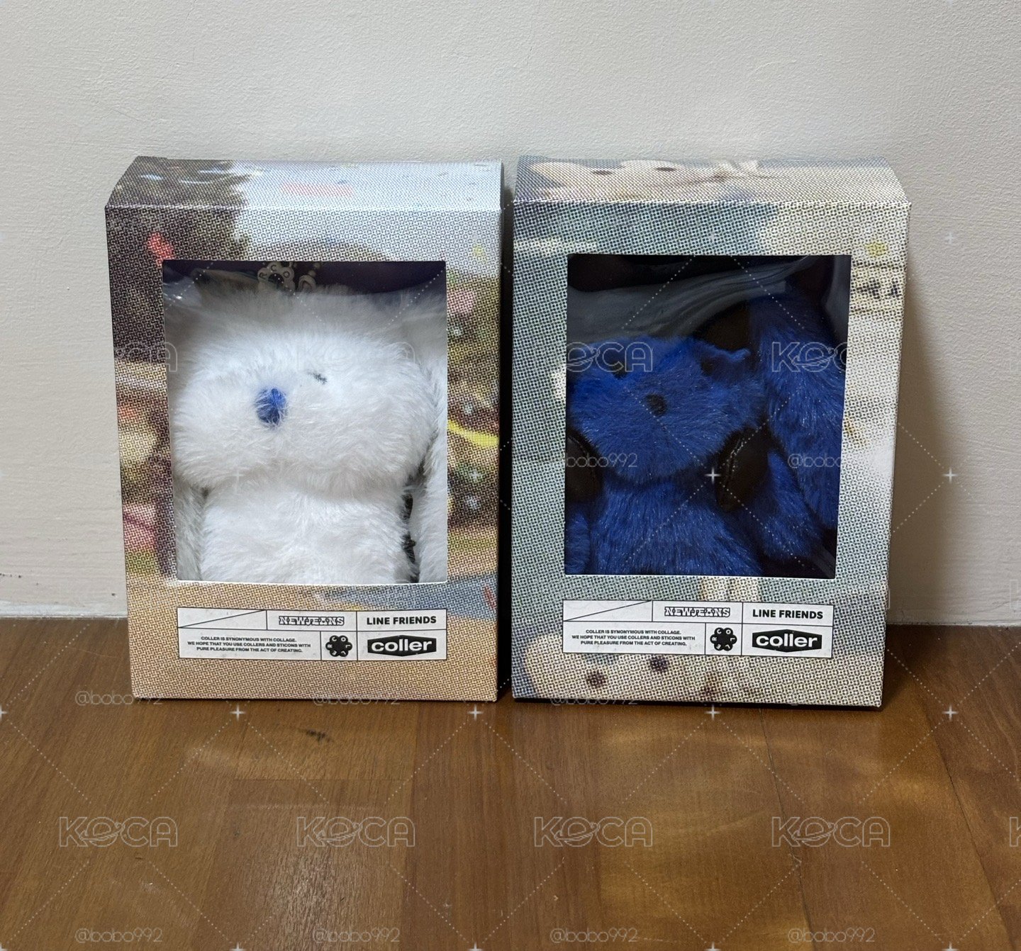 How Sweet 快閃 吊娃 絨毛白兔 藍兔