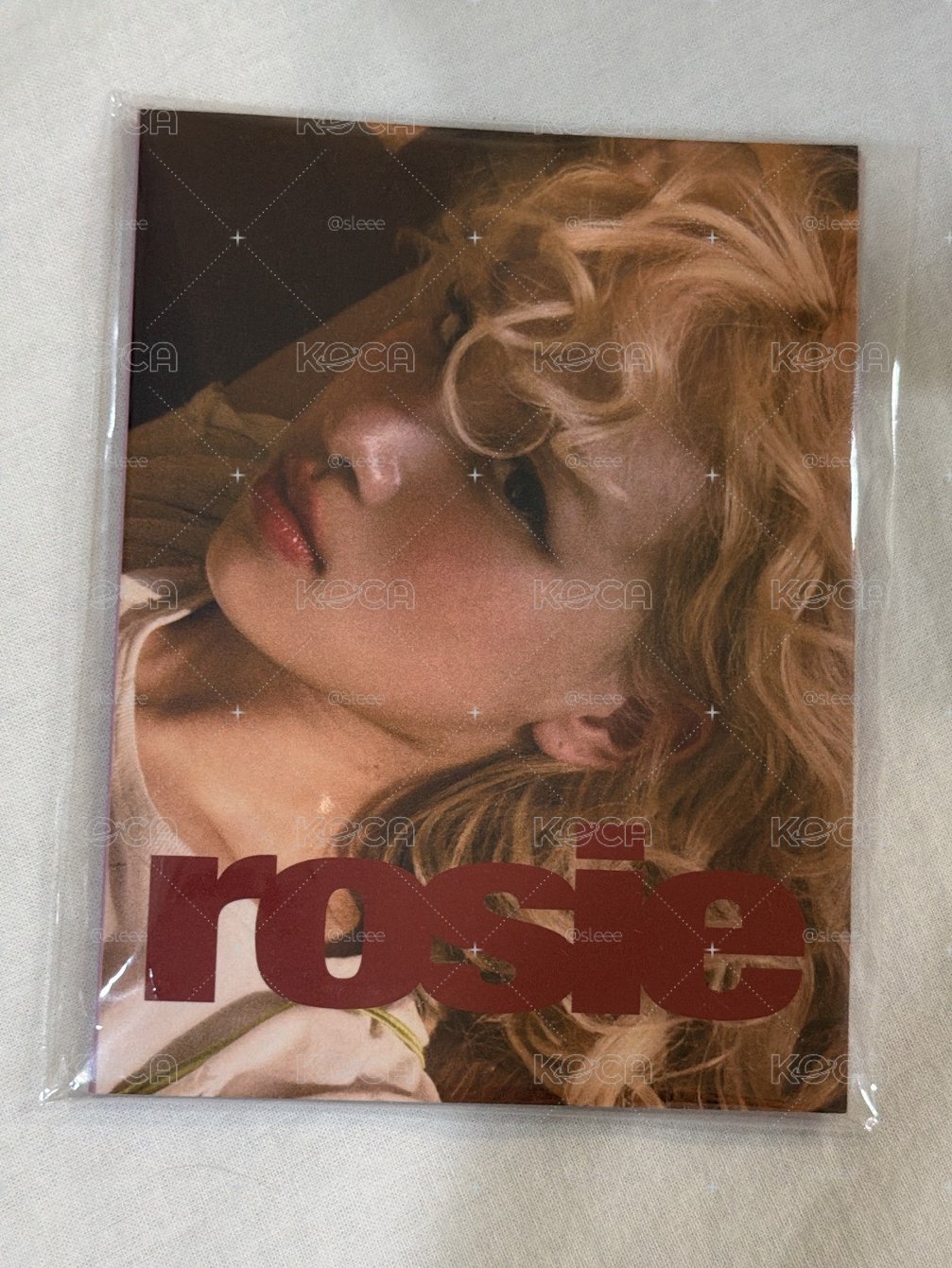 rosie QQ音樂 專輯卡 中文卡背