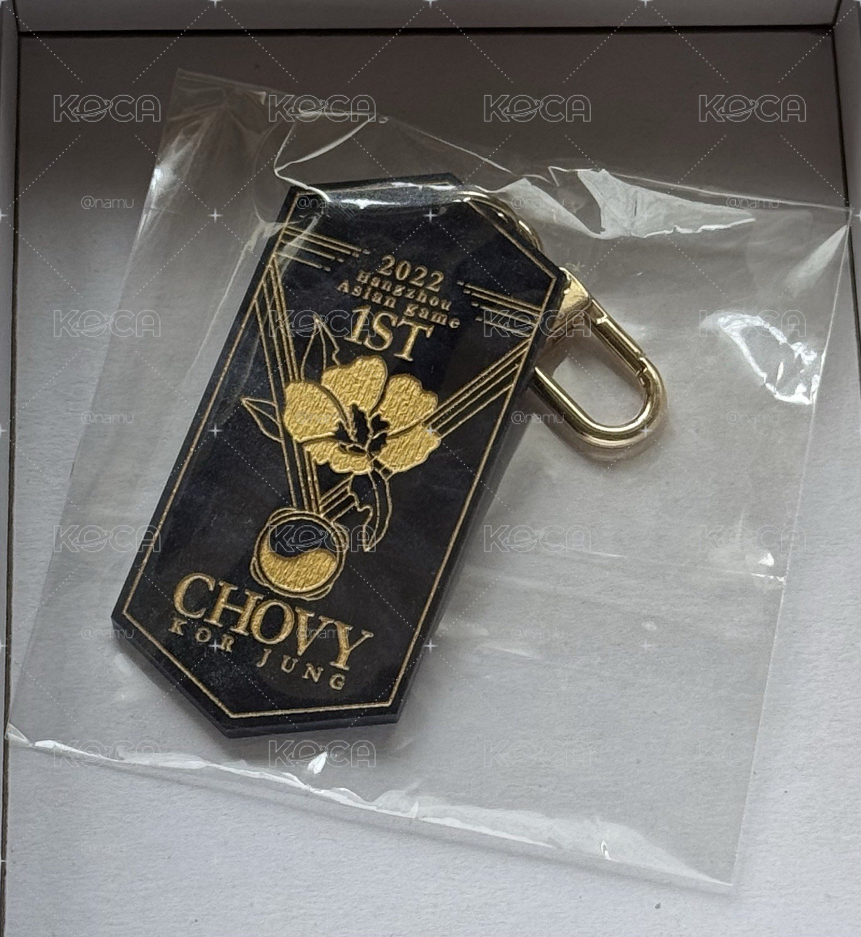 GEN G Chovy The MAU 2022 亞運金牌紀念吊飾 Asian Games Keyring
