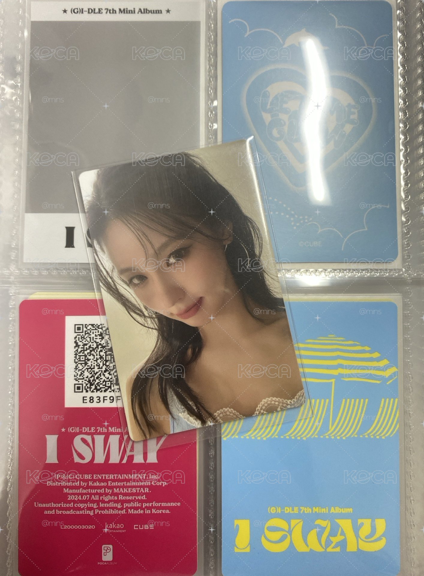 I SWAY  電子專 專輯卡 面