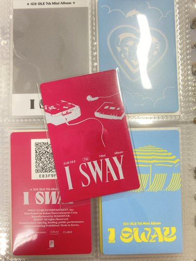 I SWAY  電子專 專輯卡 面