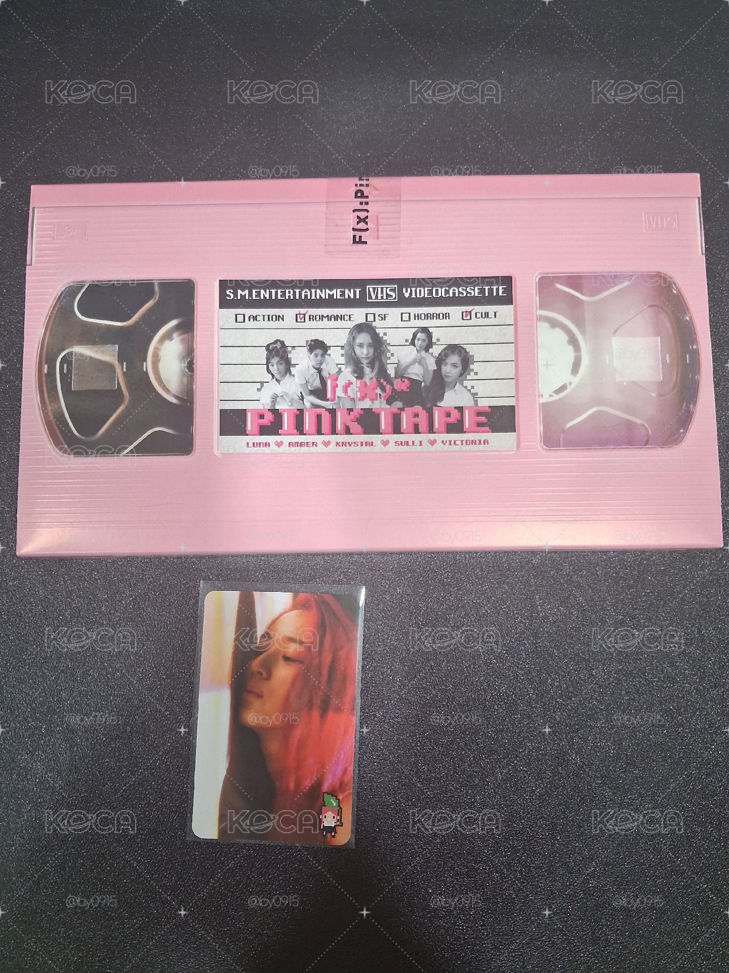 F(x) pink tape 鄭秀晶