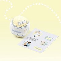 代言 紀念球 Baseline滿額禮 棒球貼紙組