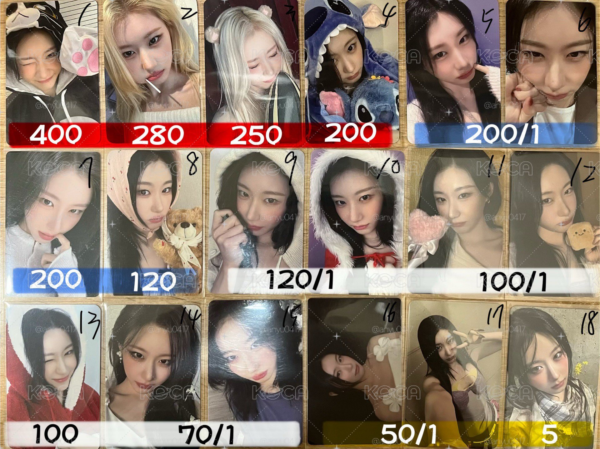 彩領小卡