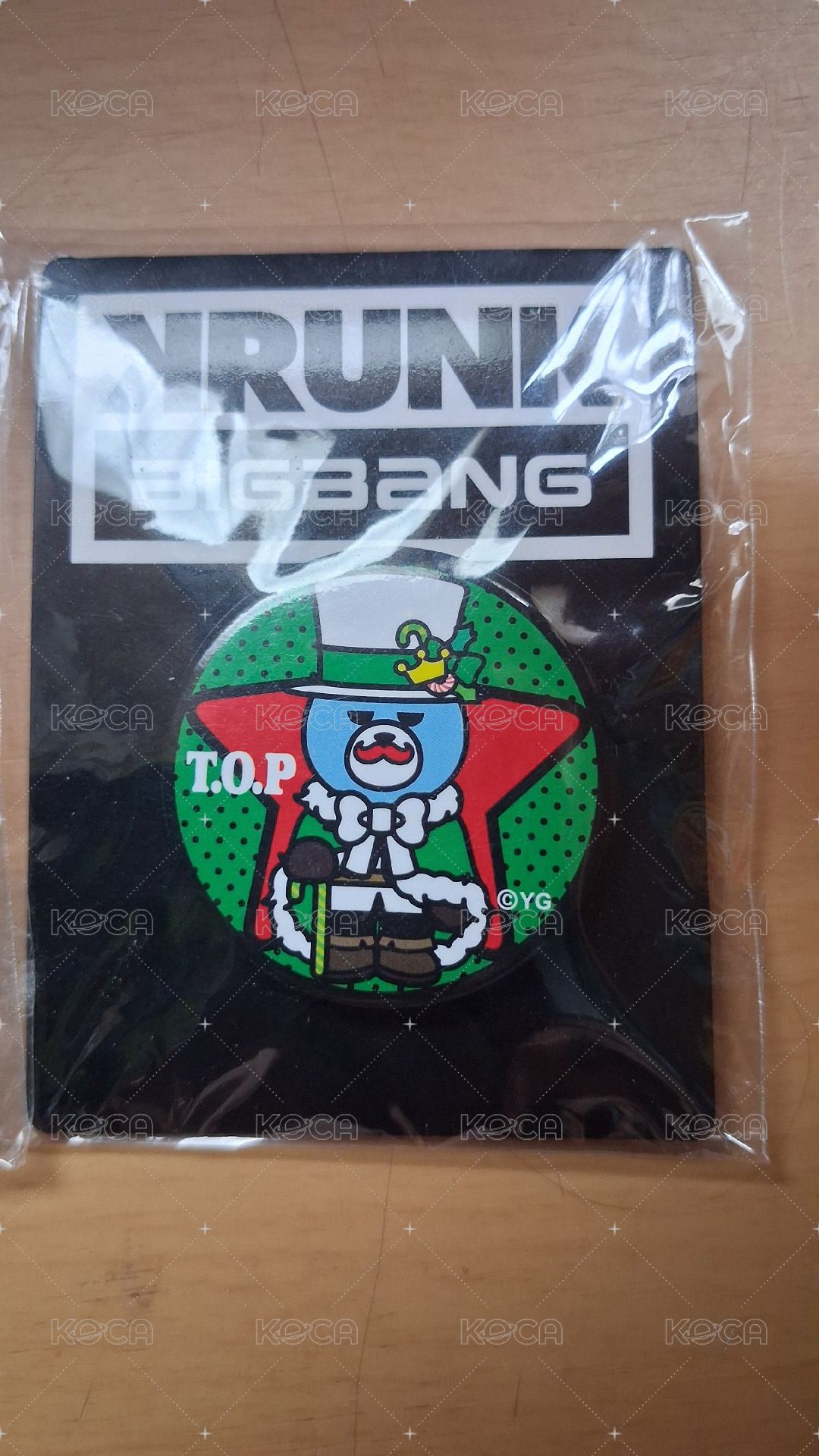 TOPKRUNK熊徽章