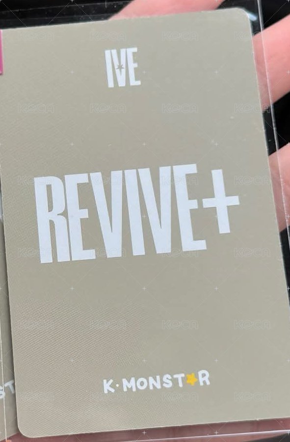 REVIVE+ km 簽售卡 中籤補償卡 背面