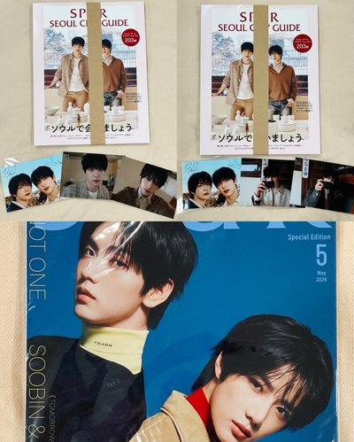 SPUR雜誌 摯友line 首爾城市指南 特別版 共3本雜誌+2版特典