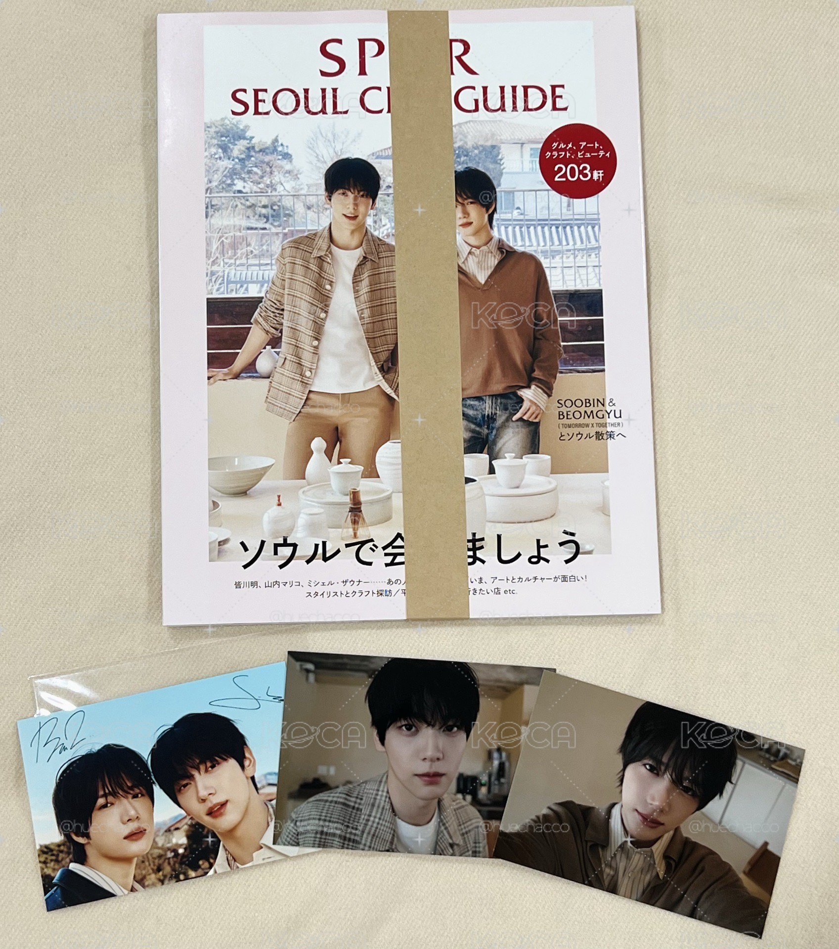 SPUR雜誌 摯友line 首爾城市指南 特別版 共3本雜誌+2版特典