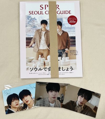 SPUR雜誌 摯友line 首爾城市指南 特別版 共3本雜誌+2版特典