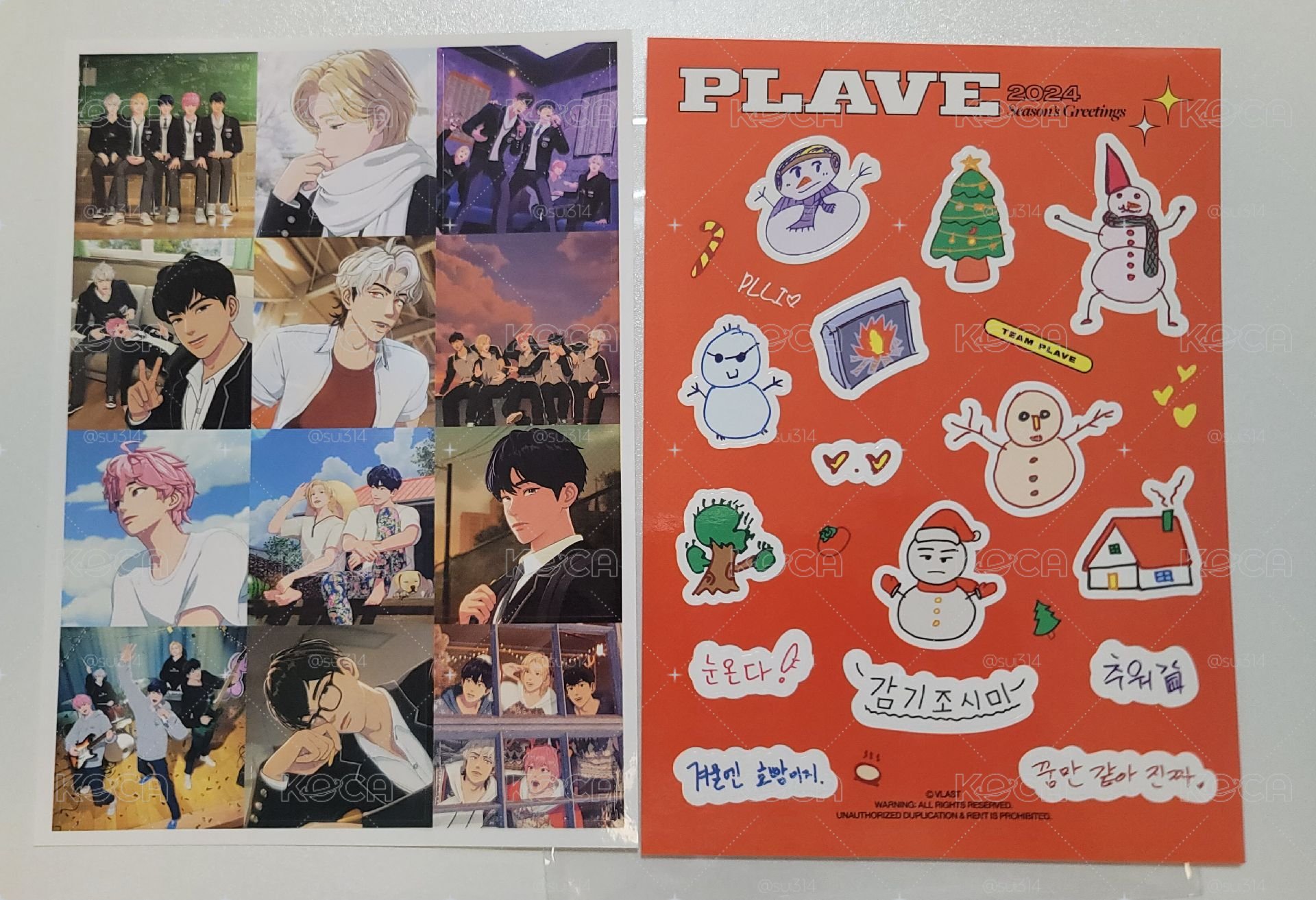 PLAVE 2024 SEASON GREETING 貼紙