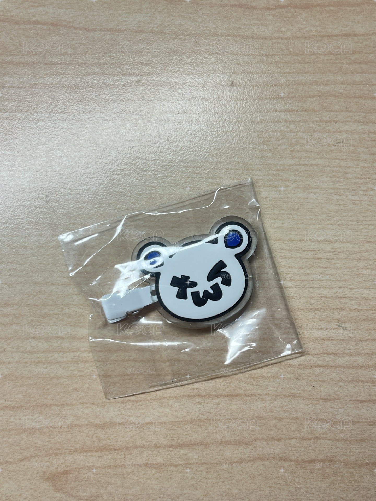 吐熊髮夾 全新未拆