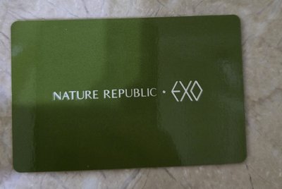 CHANYEOL 燦烈 Nature Republic 小卡