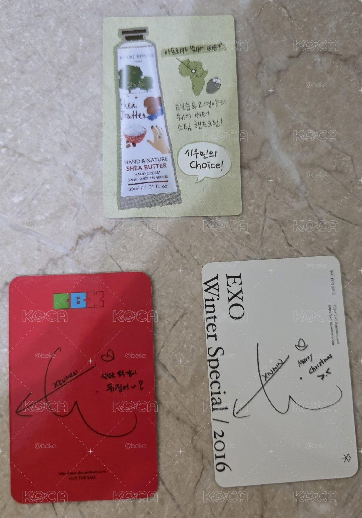 XIUMIN 金敏錫 小卡
