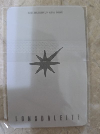 Baekhyun LONSDALEITE 鐵盒周邊小卡