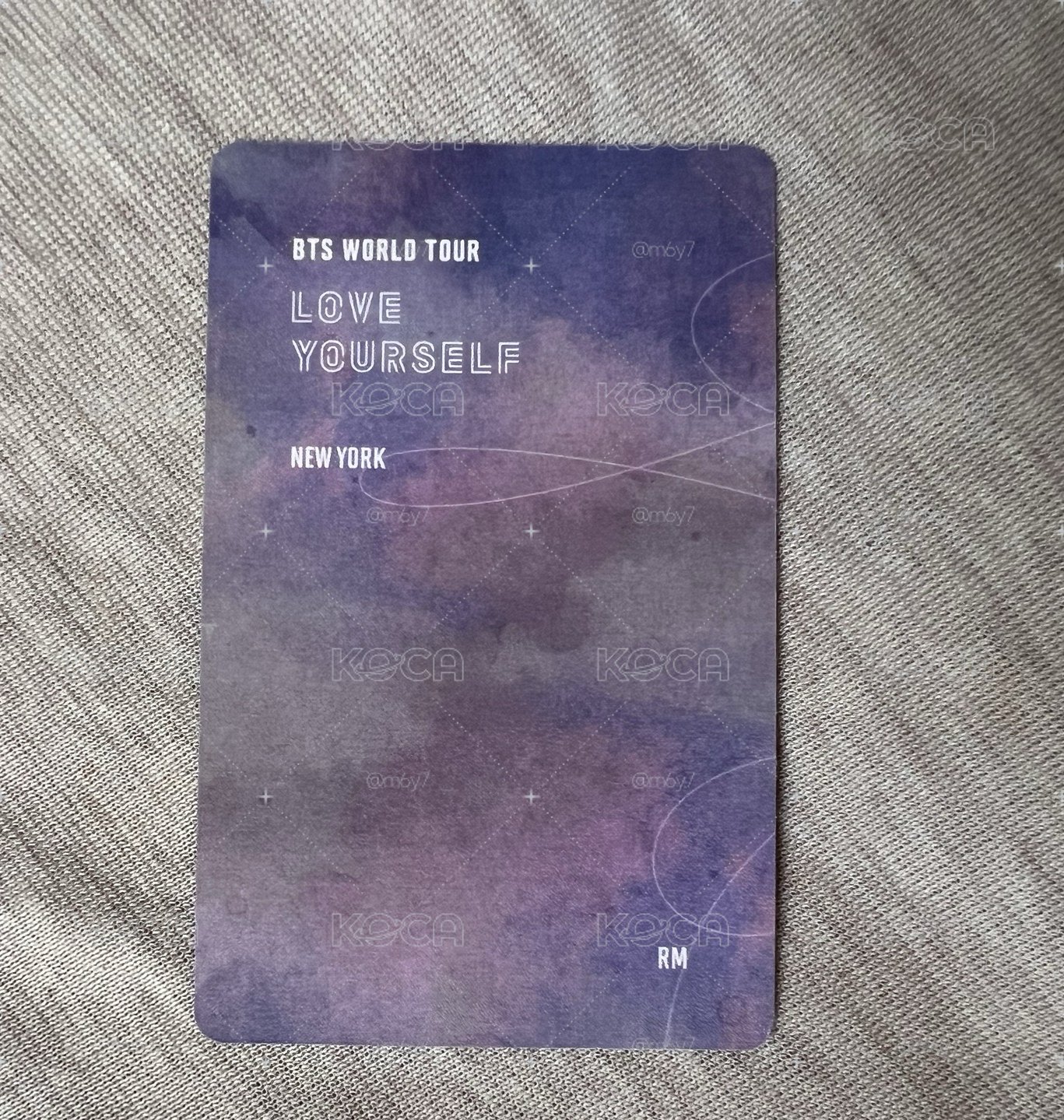 LY Tour 紐約一般版 隨機卡 俊