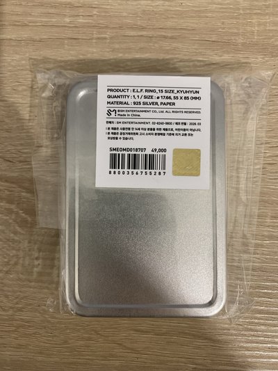 圭 SS10安可 場週 戒指 尺寸15 （無卡）