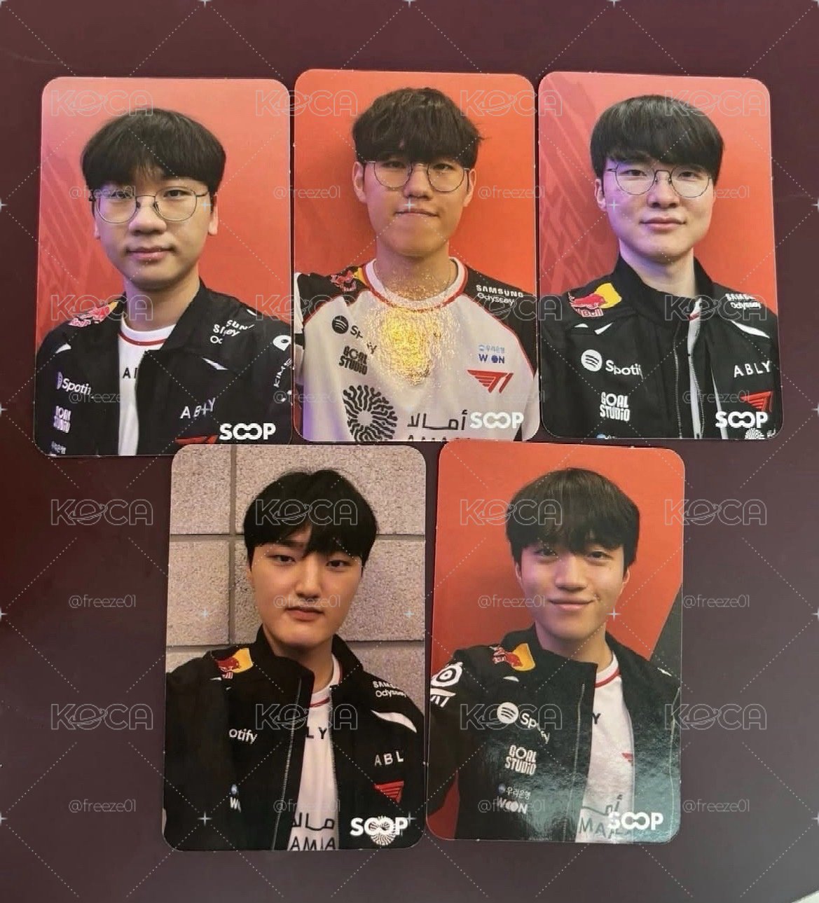 現貨 T1 MSI SOOP 小卡 全員一套