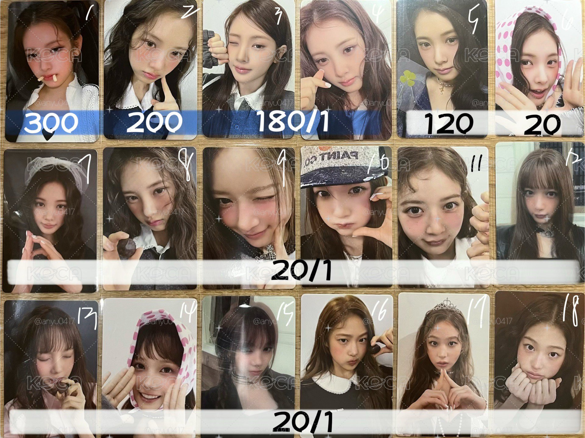 BabyDONTCry小卡！