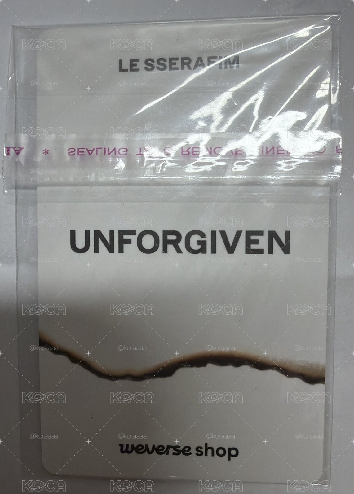 UNFORGIVEN wvs特典卡