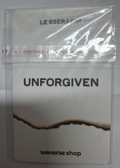 UNFORGIVEN wvs特典卡